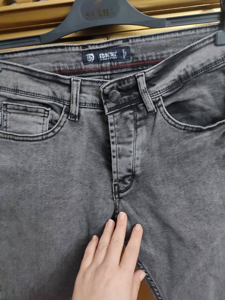 Gri Regular Fit Denim Jeans - Görsel 2