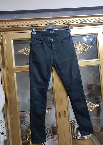 Siyah Regular Fit Erkek Kot Pantolon - Görsel 4