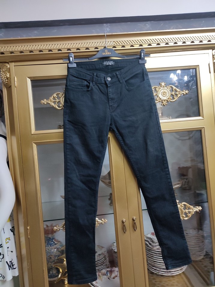 Siyah Regular Fit Erkek Kot Pantolon - Görsel 4