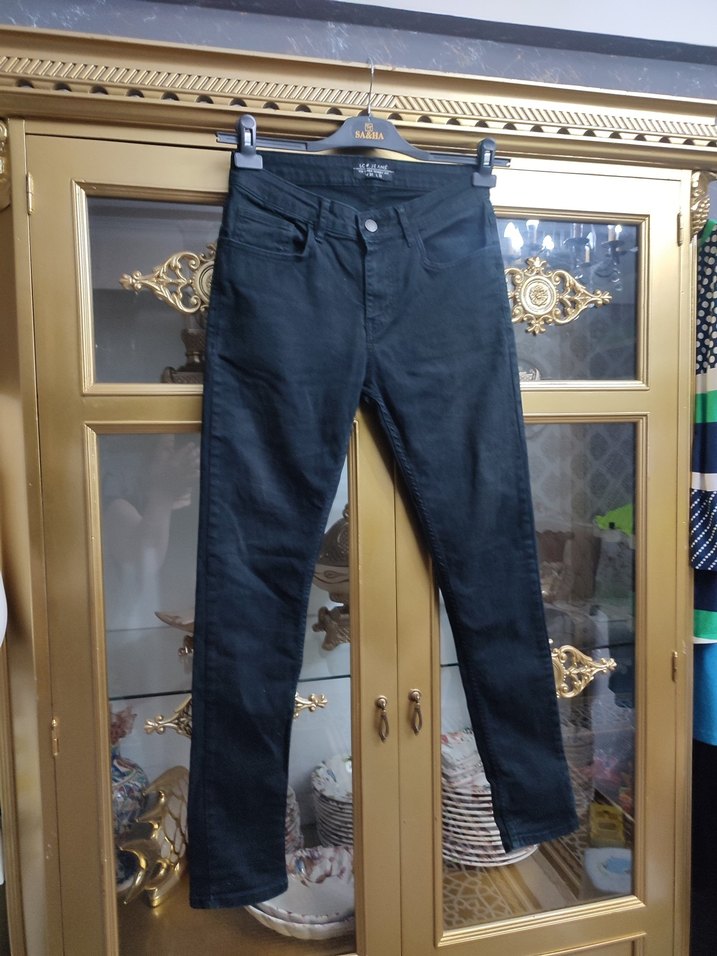 Siyah Regular Fit Erkek Kot Pantolon - Görsel 2