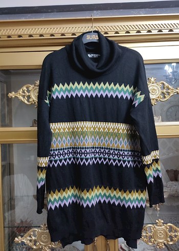 Bohem Tarz Uzun Kollu Balıkçı Yaka Kazak - Görsel 2