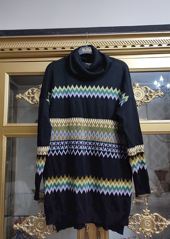 Bohem Tarz Uzun Kollu Balıkçı Yaka Kazak - Görsel 6