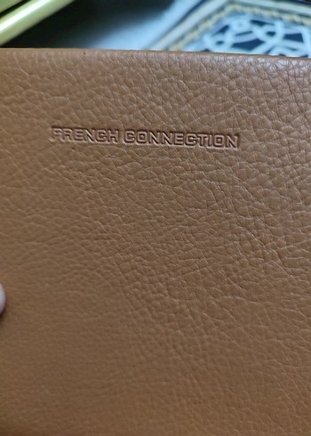 Bej Deri Kadın El Çantası - Görsel 5