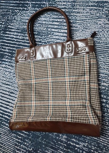 Kahverengi Tokalı Kadın Çanta - Görsel 8