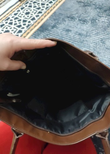 Kahverengi Tokalı Kadın Çanta - Görsel 6