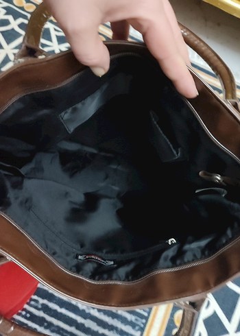 Kahverengi Tokalı Kadın Çanta - Görsel 4