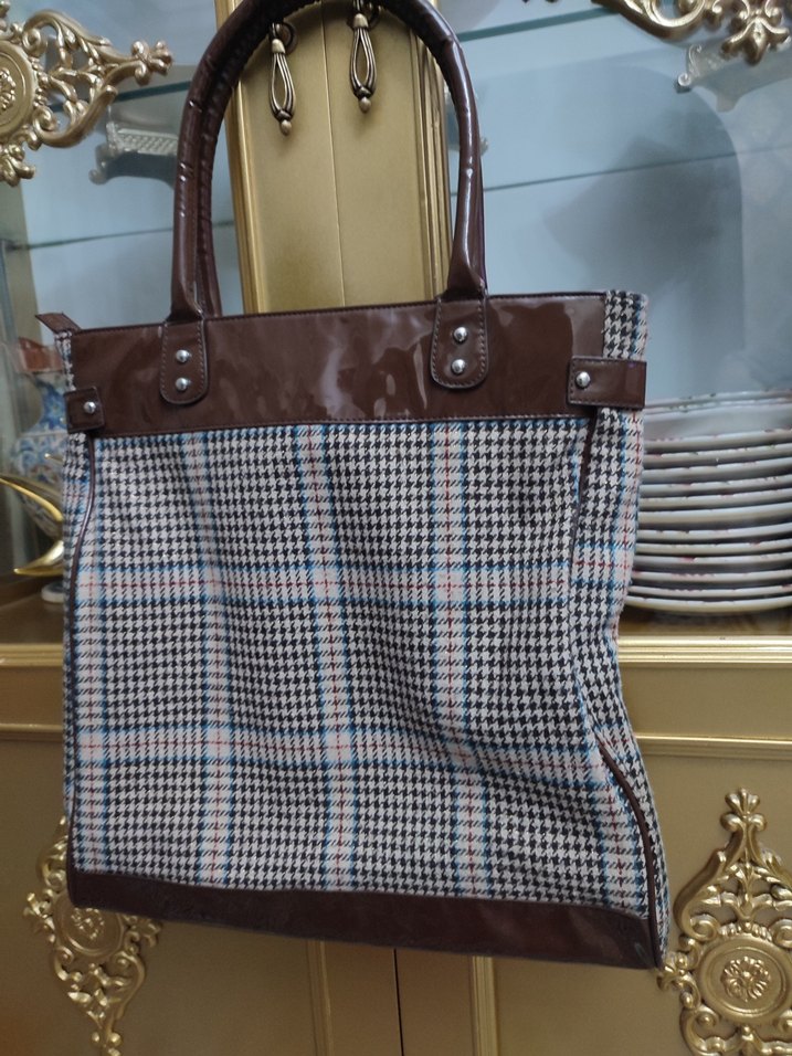 Kahverengi Tokalı Kadın Çanta - Görsel 2