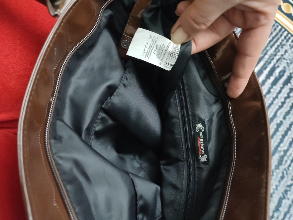 Kahverengi Tokalı Kadın Çanta - Görsel 5