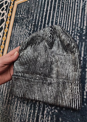 Gri Çizgili unitex Bere - Görsel 6