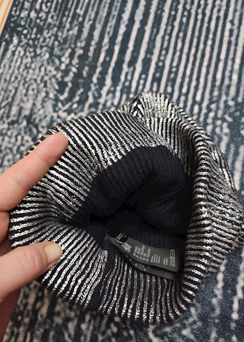 Gri Çizgili unitex Bere - Görsel 4