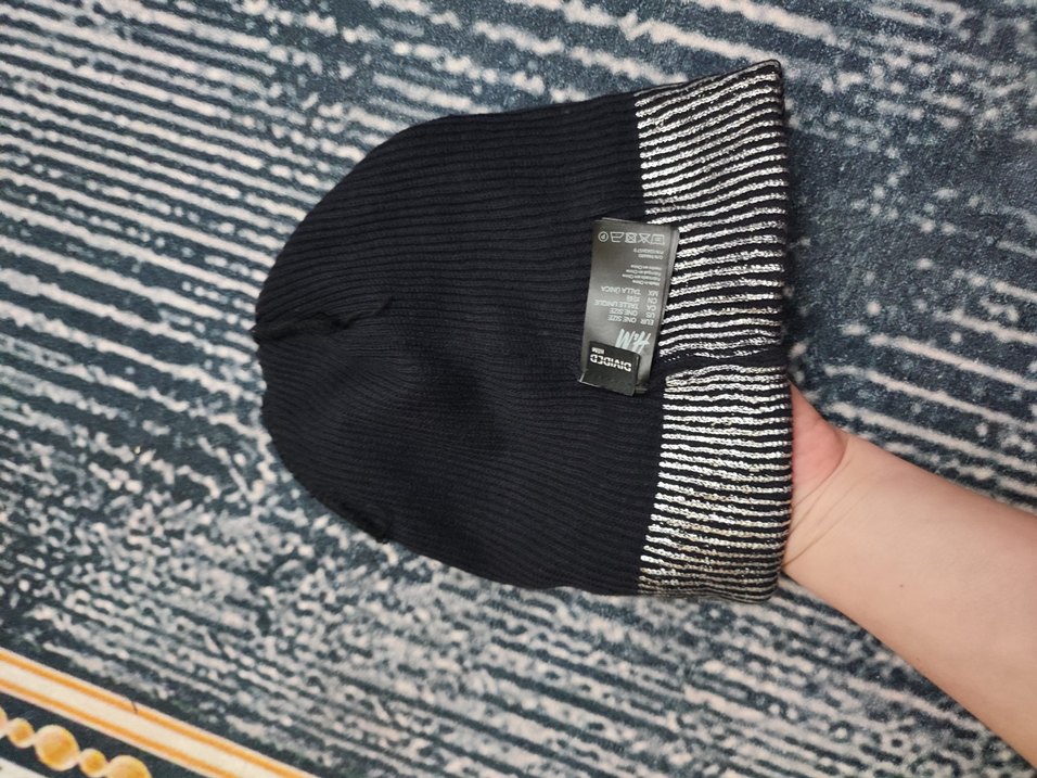 Gri Çizgili unitex Bere - Görsel 2