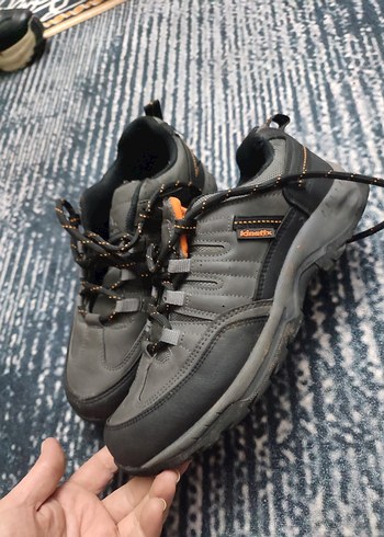 Gri Bağcıklı Erkek Outdoor Ayakkabı - Görsel 4