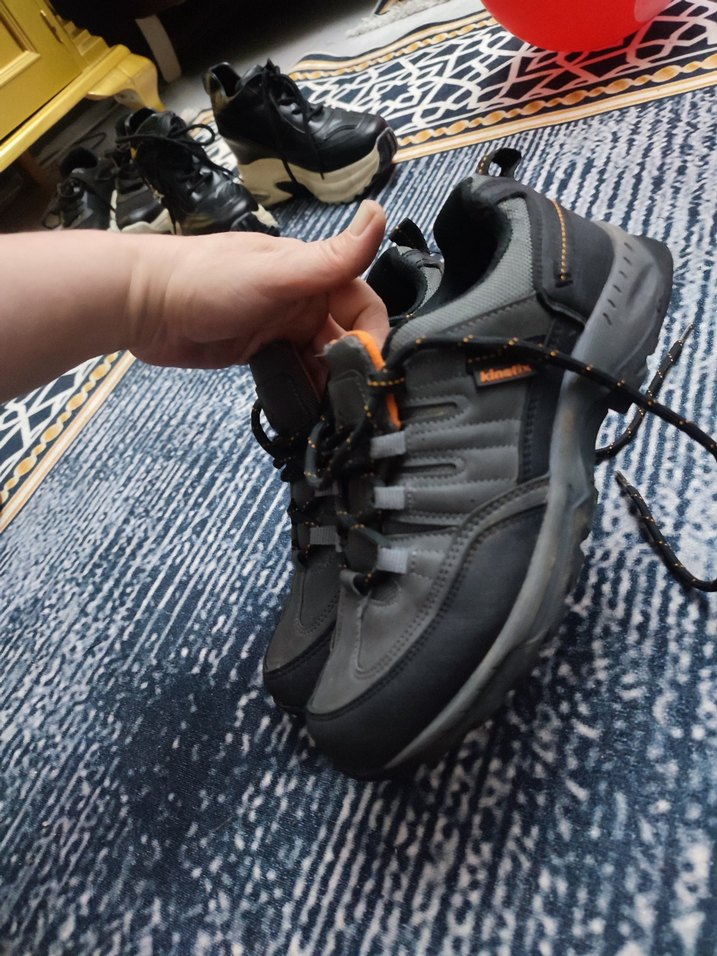 Gri Bağcıklı Erkek Outdoor Ayakkabı - Görsel 2