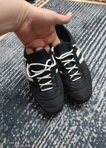 Siyah Stiletto Topuklu Kadın Spor Ayakkabı - Görsel 8