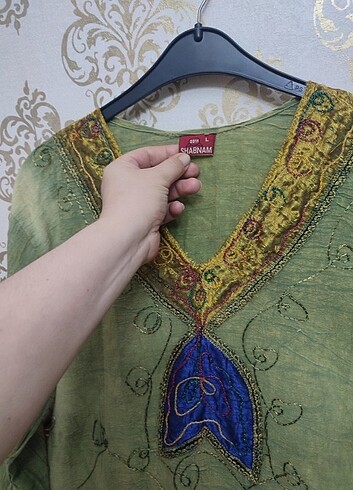 40 Beden çeşitli Renk Etnik pamuklu kumaş harika elbise 