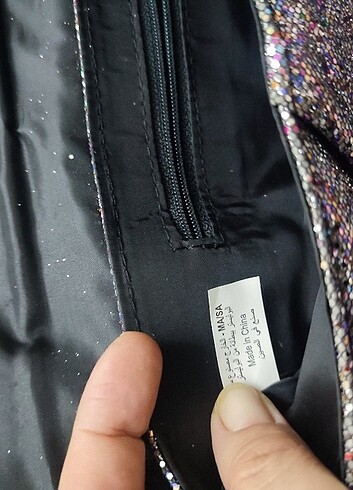  Beden mor Renk Işıl Işıl harika abiye çanta 