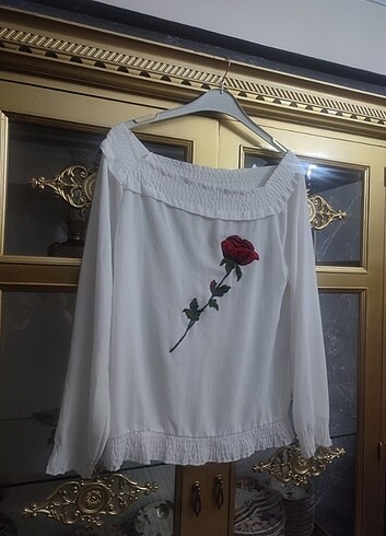 Stefanel Şık zarif harika bluz