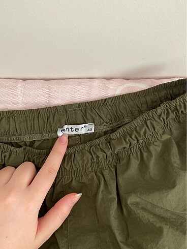 Diğer Haki paraşüt pantolon