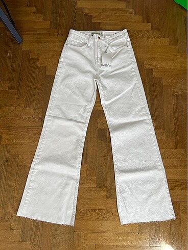 KAROL BEYAZ JEAN PANTALON
