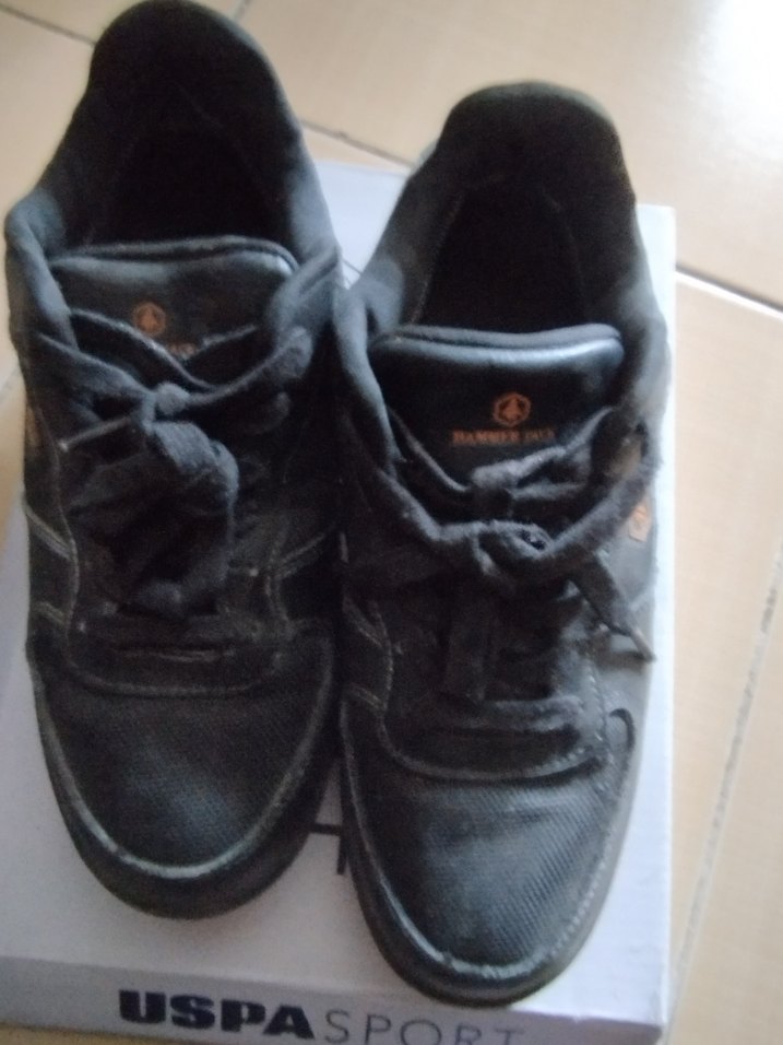 Siyah Erkek Spor Ayakkabı Bağcığı - Görsel 2