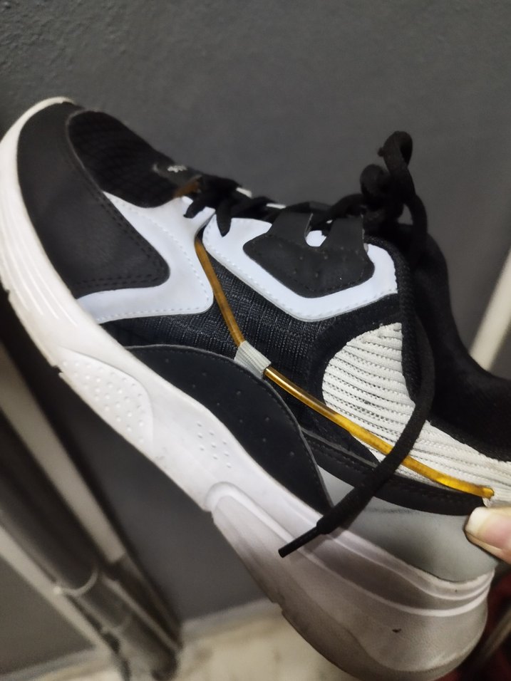 Siyah Gri Bağcıklı USPA Spor Ayakkabı - Görsel 4