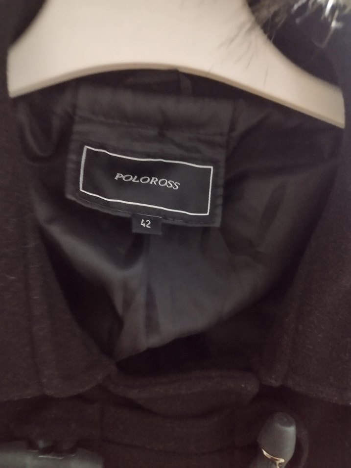 Düğmeli Siyah Kaban yeni - Görsel 5