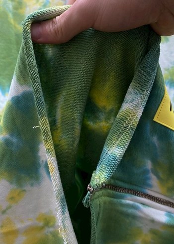 Renkli Batik Desenli Kadın Sweatshirt - Görsel 2