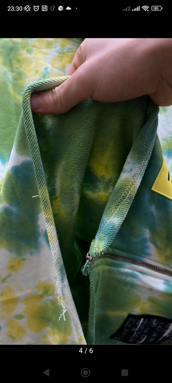 Renkli Batik Desenli Kadın Sweatshirt - Görsel 2