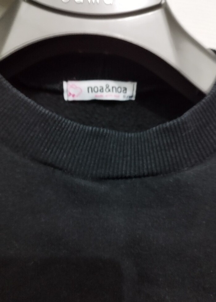 Siyah sweatshirt  - Görsel 2