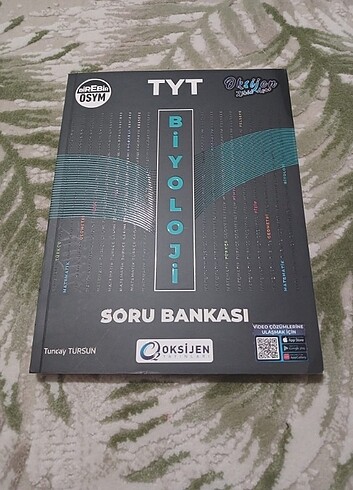 Oksijen yayınları TYT BİYOLOJİ SORU BANKASI 