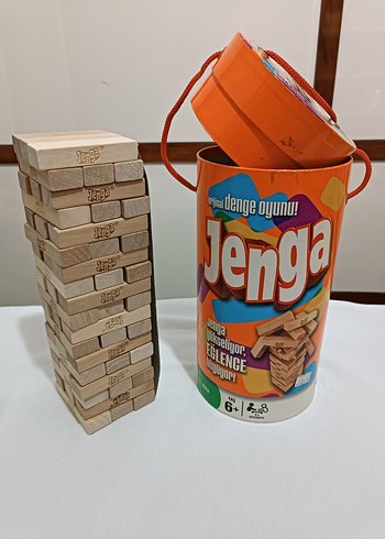 Orijinal jenga oyunu. Renkli Ahşap Jenga Denge Oyunu