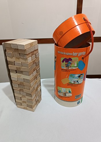 Diğer Orijinal jenga oyunu. Renkli Ahşap Jenga Denge Oyunu