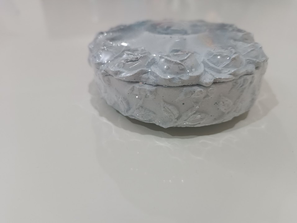 Güllü dekoratif kutu aksesuar/ Aksesuar kutusu - Görsel 4