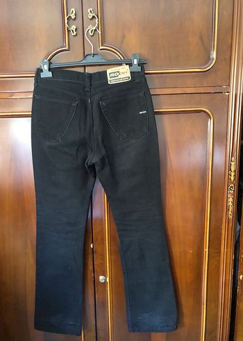 Kadın Siyah Normal Kesim Kot Pantolon - Görsel 2