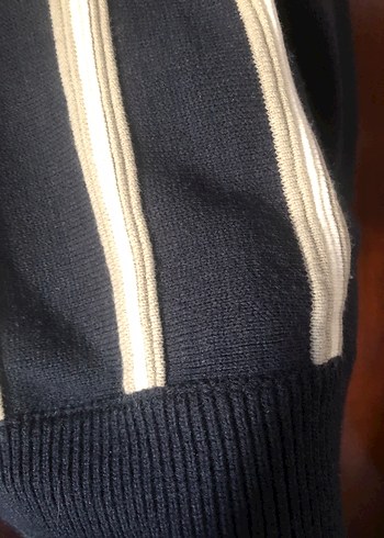 Çizgili Uzun Kollu tiriko erkek kazak - Görsel 7