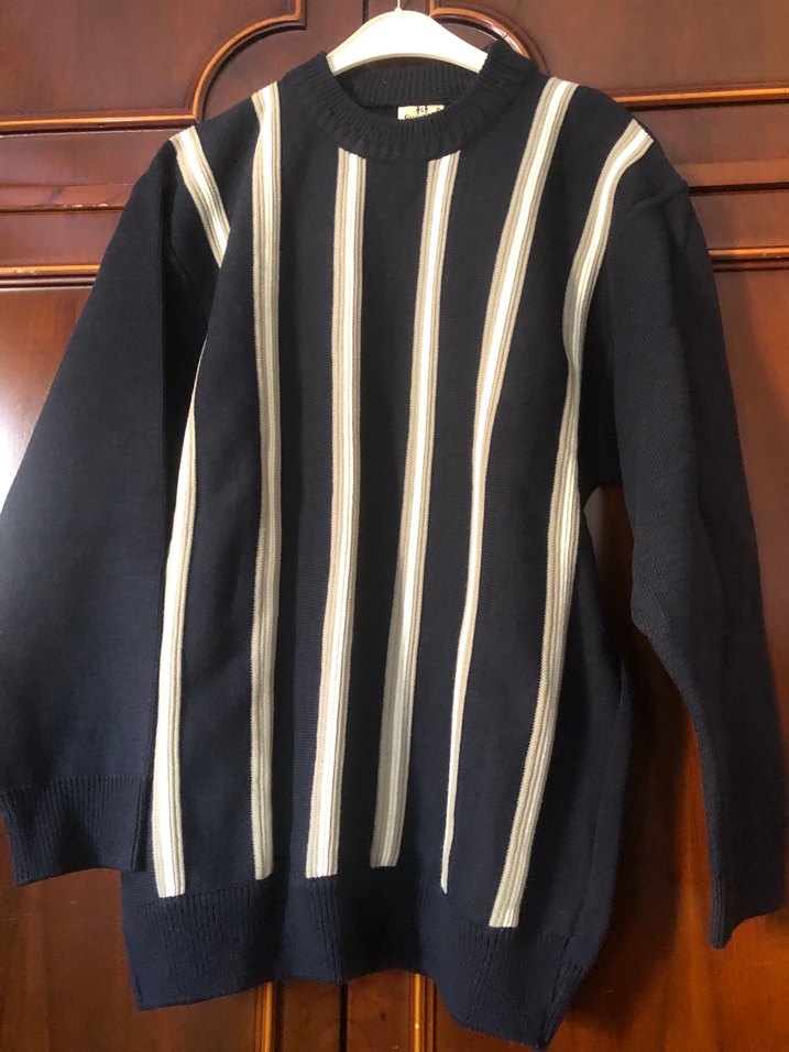 Çizgili Uzun Kollu tiriko erkek kazak - Görsel 3