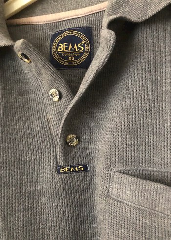 Gri Uzun Kollu Düğmeli Erkek Sweatshirt - Görsel 3