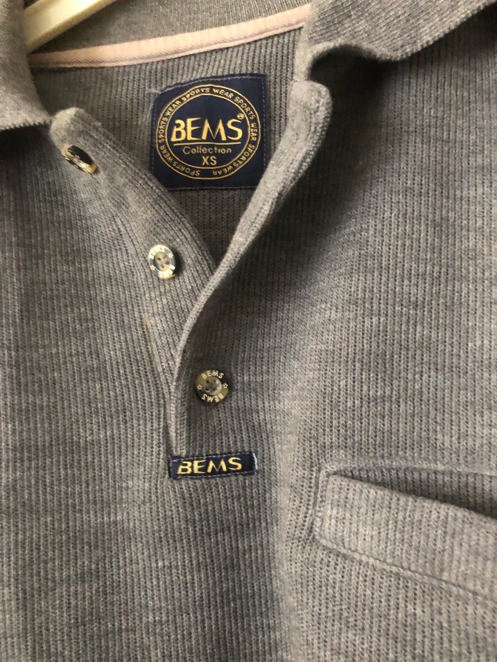 Gri Uzun Kollu Düğmeli Erkek Sweatshirt - Görsel 3