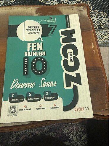  7. Sınıf fen deneme