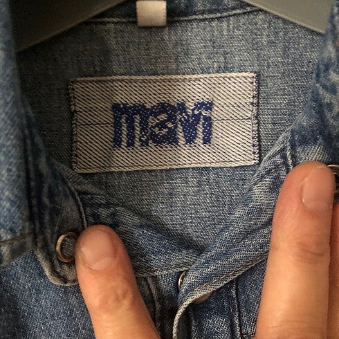 m Beden Mavi kot ceket