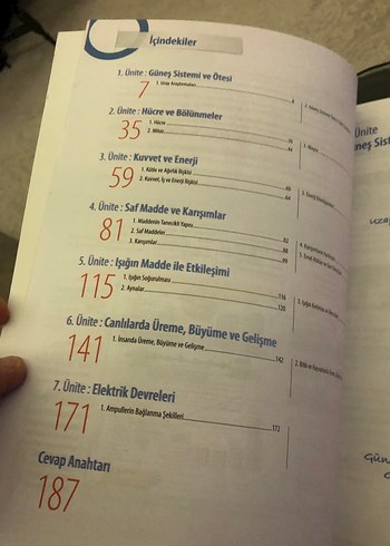 7. Sınıf Fen Bilimleri Konu Kitabı - Görsel 3