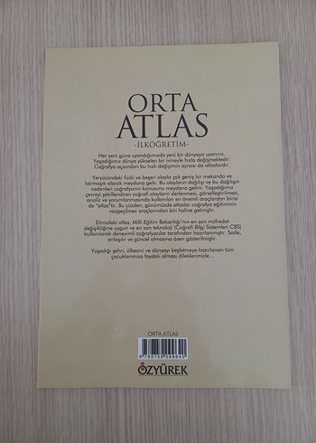 Orta Atlas İlköğretim Harita Kitabı - Görsel 2