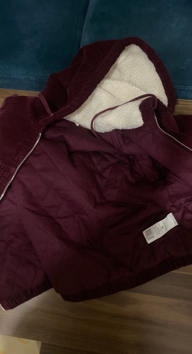 Bordo Fermuarlı Kadın Ceket - Görsel 5