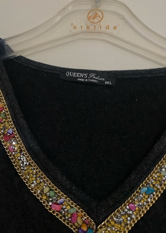 Omuz detaylı bluz - Görsel 3