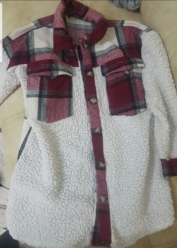 Düğmeli Bordo Gri Kadın Sweatshirt