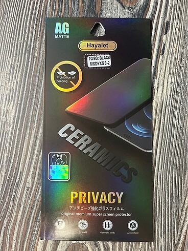 AG Matte Ceramics Privacy Ekran Koruyucu