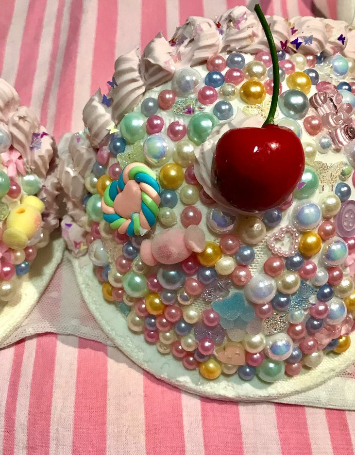 Boncuk Detaylı Şeker Sütyen - Görsel 4