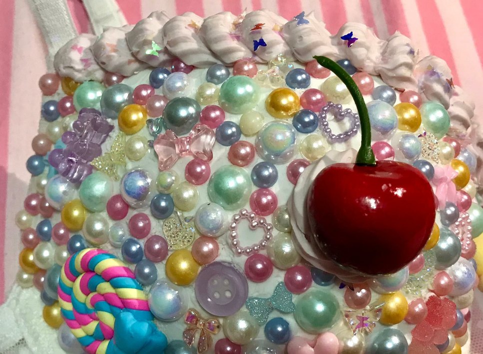 Boncuk Detaylı Şeker Sütyen  - Görsel 4