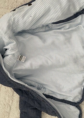 Düğmeli Gri Erkek Çocuk Kot Ceket - Görsel 2