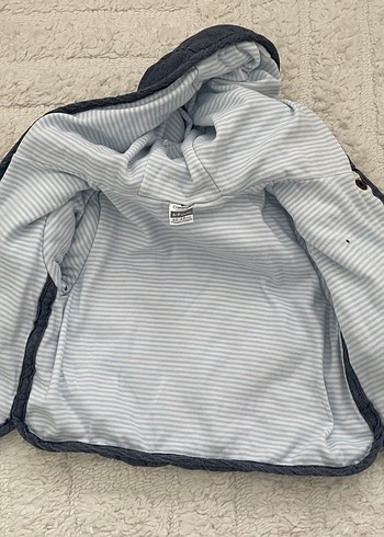 Düğmeli Gri Erkek Çocuk Kot Ceket - Görsel 4